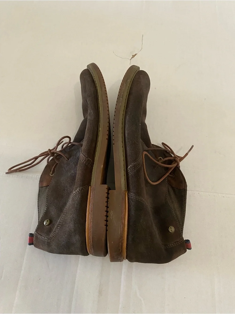 Timberland Men's Brown Suede Lace-Up Chukka Boots Size 8